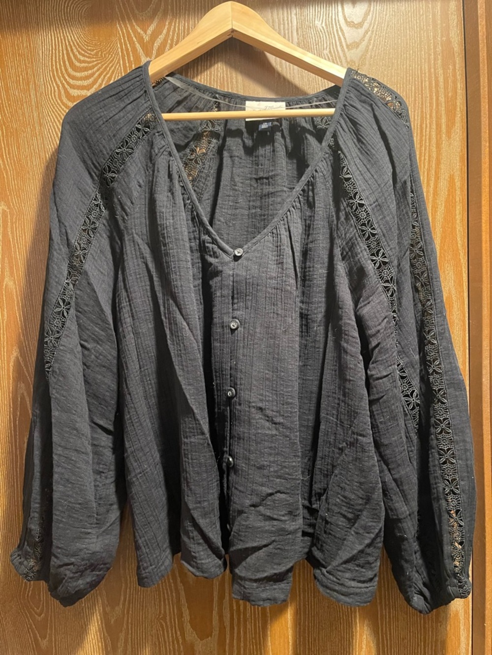 Universal Thread Black Boho Top